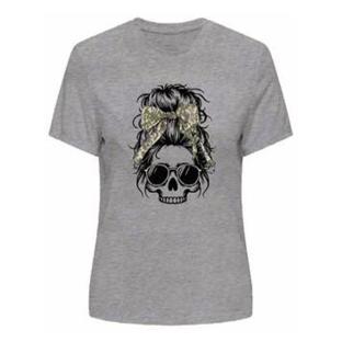 Camiseta gris de mujer Only Stella ver 0