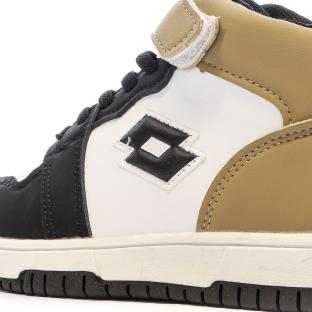 Baskets Noires/Blanches Garçon Lotto Ravenne vue 0