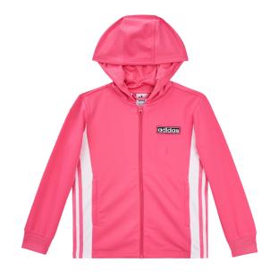 Sweatshirt Rosa Mädchen Adidas Fz Hoodie Ansicht 0