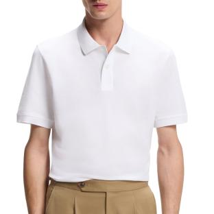 Polo blanco para hombre Hugo Boss Pallas ver 0
