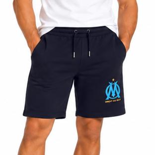 Short Jogging Marine Homme Olympique de Marseille vue 0