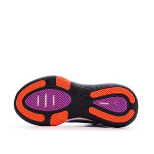 Chaussures de basketball Noires/Violettes Homme Adidas Bounce vue 0