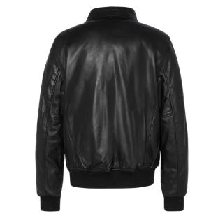Blouson Cuir Noir Homme Schott LCJET vue 0