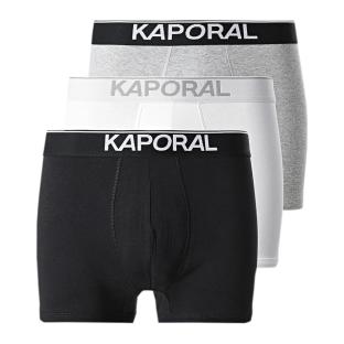 Lot x3 Boxers Gris/Noir Homme Kaporal QUADMH vue 0