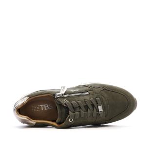 Baskets Kaki Femme TBS BLONZIP vue 0