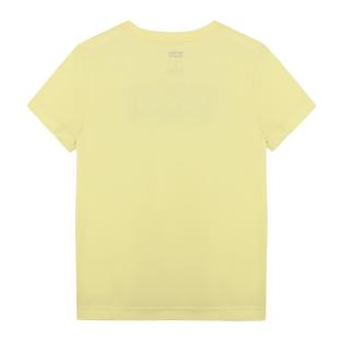 T-shirt Jaune Pale Garçon Levi's 8E8157 vue 0