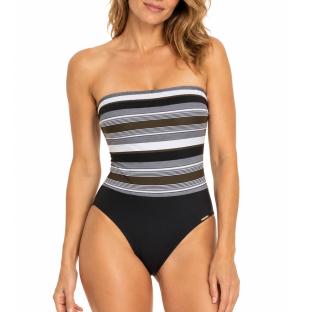 Bañador negro/gris para mujer Grain de Sable Victoria ver 0
