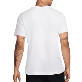 Nike Sportswear Club Men's White T-Shirt Photo of the Espace des Marques %store% store - view of %key%