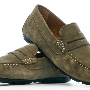 Mocassins Kaki Homme TBS SAILHAN vue 0