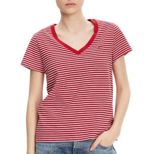 T-shirt Rouge Femme Levi's Perfect Vneck vue 0