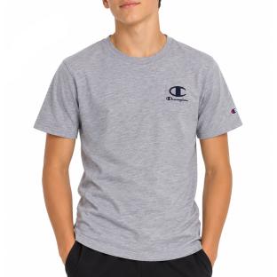 T-Shirt Gris Garçon Champion Embroidery vue 0