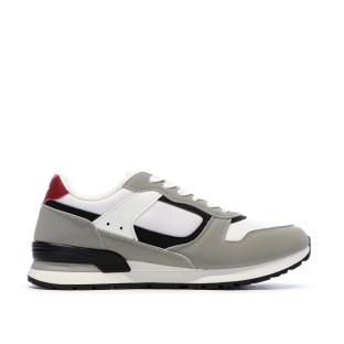 Baskets Grises/Blanc Homme Ellesse Harvey Dante vue 0