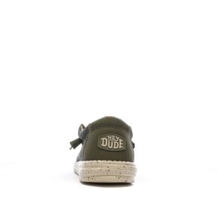Chaussures Kaki Homme Hey Dude Wally Sox Pine vue 0