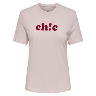 Rosa Damen-T-Shirt Only Lola Ansicht 0