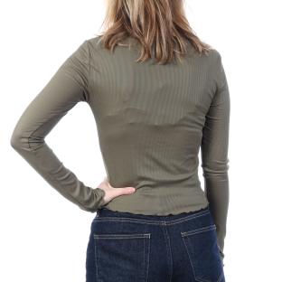 T-shirt Kaki Femme Vero Moda Sofia vue 0