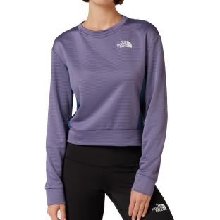 Sweat Violet Femme The North Face Plus Crew vue 0