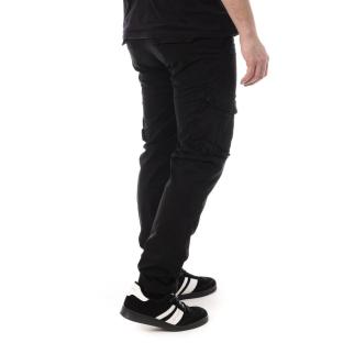 Hose Schwarz Mann Paname Brothers James Ansicht 0