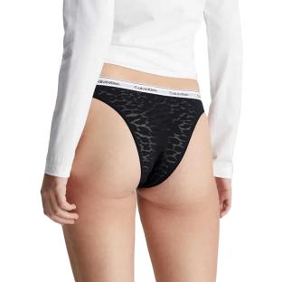 Tanga negra para mujer Calvin Klein Jeans Brazilian ver 0