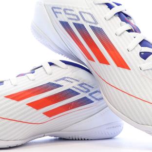 Chaussures de Foot Blanches Adidas F50 Club In vue 0
