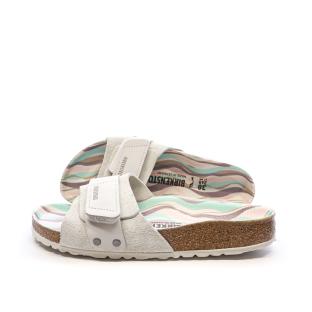 Sandales Grises Clair Femme Birkenstock Arizona vue 0