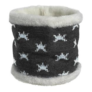 Bufanda gris con estampado para niña «Cairn Stars» ver 0