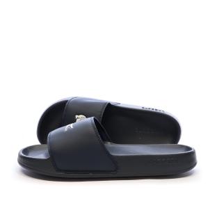 Claquettes Marines/Blanches Homme Lacoste Serve vue 0