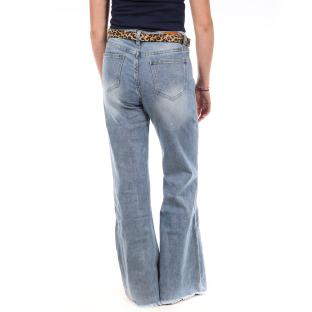 Jean Droit Bleu Moyen Femme Monday Premium 3300 vue 0