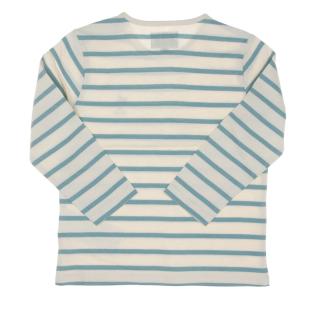 Camiseta de rayas EOM Eloris, Beige/Turquesa, Niño ver 0