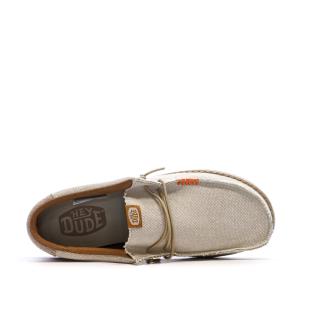 Hey Dude Silver Beige Women’s Shoes Photo of the Espace des Marques %store% store - view of %key%