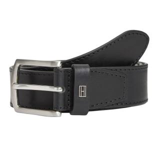 Cinturón negro para hombre Tommy Hilfiger Dentones ver 0