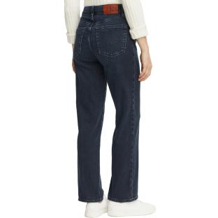 Vaqueros rectos azules para mujer Calvin Klein Jeans de talle alto ver 0