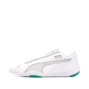 Baskets Blanc Homme Puma Mercedes Mapf1 R-cat Machina vue 0