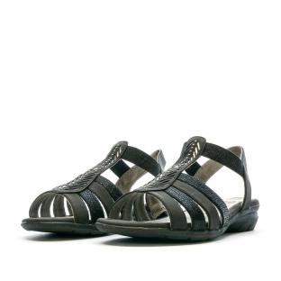 Sandales Noir Femme Relife Jolivia vue 0