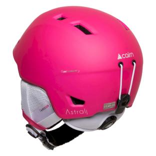 Fuchsia-rosa Junior-Skihelm Cairn Astral Ansicht 0