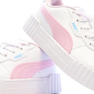 Baskets Blanches/Roses Fille Puma Carina 3.0 Jellyy vue 0