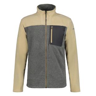 Chaqueta con cremallera beige/gris para hombre Icepeack Maxwell ver 0