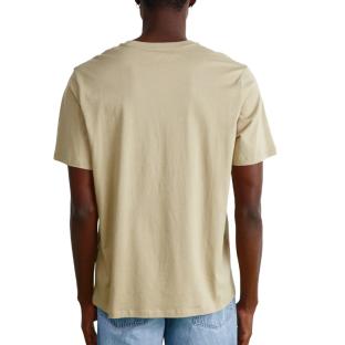 Beiges Herren-T-Shirt von Timberland mit Emblem auf dem Ärmel Ansicht 0