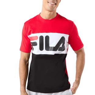 T-shirt Rouge/Noir Homme Fila Flat Matte vue 0