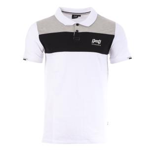 Polo Blanc Homme Hungaria Bennett vue 0