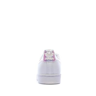 Superstar J Baskets blanches junior Adidas vue 0