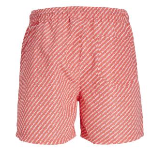 Short de Bain Rouge/Blanc Garçon Jack & Jones Fiji vue 0