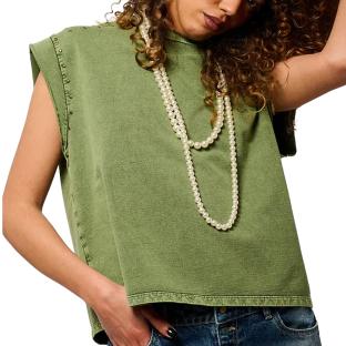 Kaporal VISIOE25 Women’s Khaki Tank Top Photo of the Espace des Marques %store% store - view of %key%