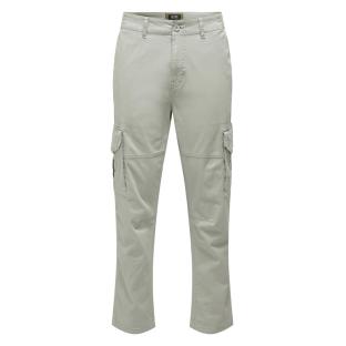 Hellgraue Cargohose für Herren von Only & Sons, Modell „Dean“ Ansicht 0