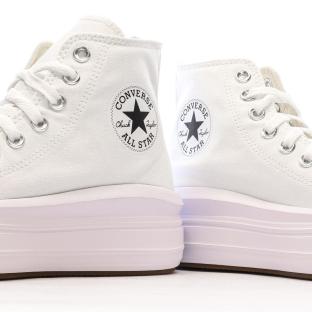 Women's White Sneakers Converse Chuck Taylor All Star Move 568498C Photo of the Espace des Marques %store% store - view of %key%