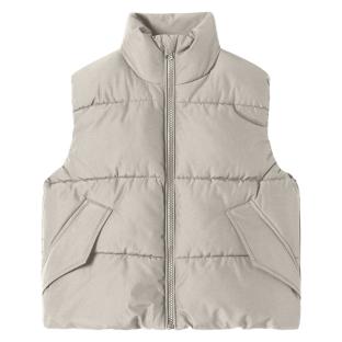 Doudoune Sans Manches Beige Fille Name it Mole vue 0