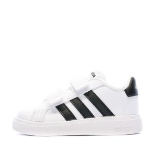 Baskets Blanc/Noir Bébé/Garçon Adidas Grand Court 2.0 vue 0