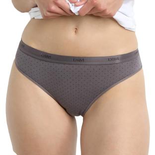 X3 Culottes Noir/Gris Femme Dim Les Pockets Coton vue 0