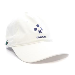 Weiße Kappe Lacoste Daniil.M Ansicht 0