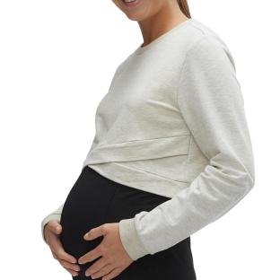 Mamalicious Jose Women's Heather Grey Long Sleeve T-Shirt Photo of the Espace des Marques %store% store - view of %key%