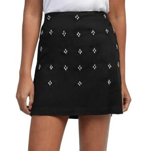 Jupe Noir Femme An'ge Rowel vue 0